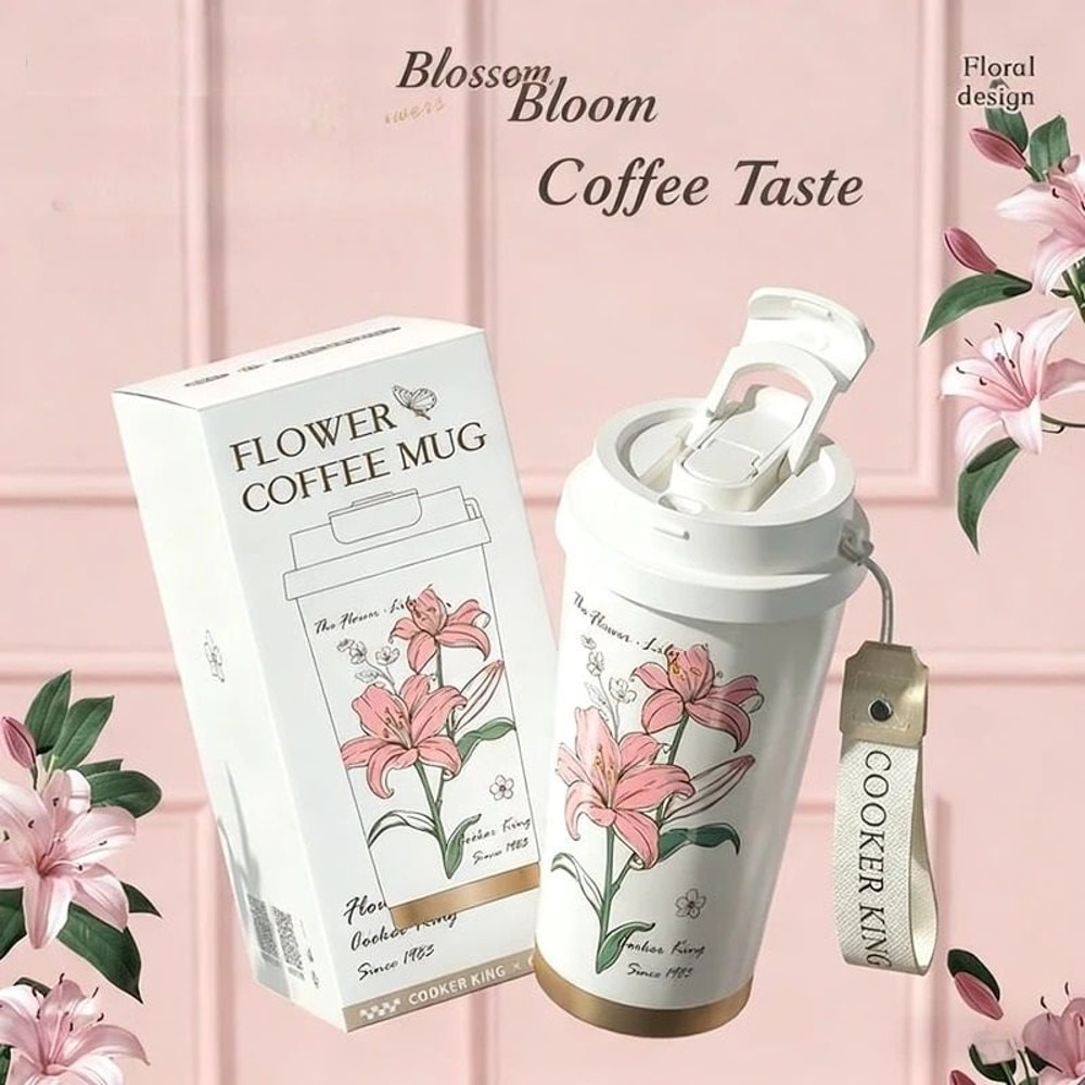 Flower Series Thermal Coffee Cup 1