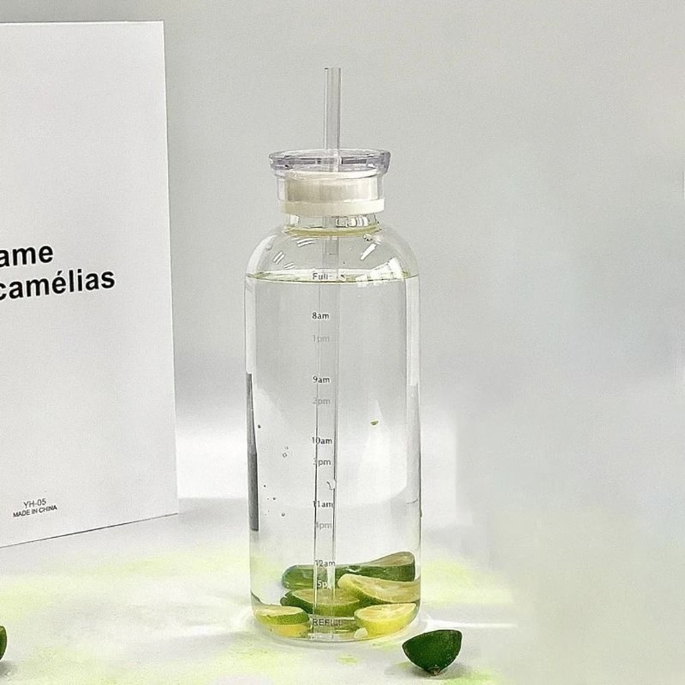 Transparent Time Marker Glass Bottle 7