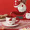 Santa Claus Ceramic Coffee Tea Set 0