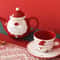 Santa Claus Ceramic Coffee Tea Set 2