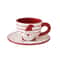 Santa Claus Ceramic Coffee Tea Set 4