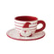 Santa Claus Ceramic Coffee Tea Set 4
