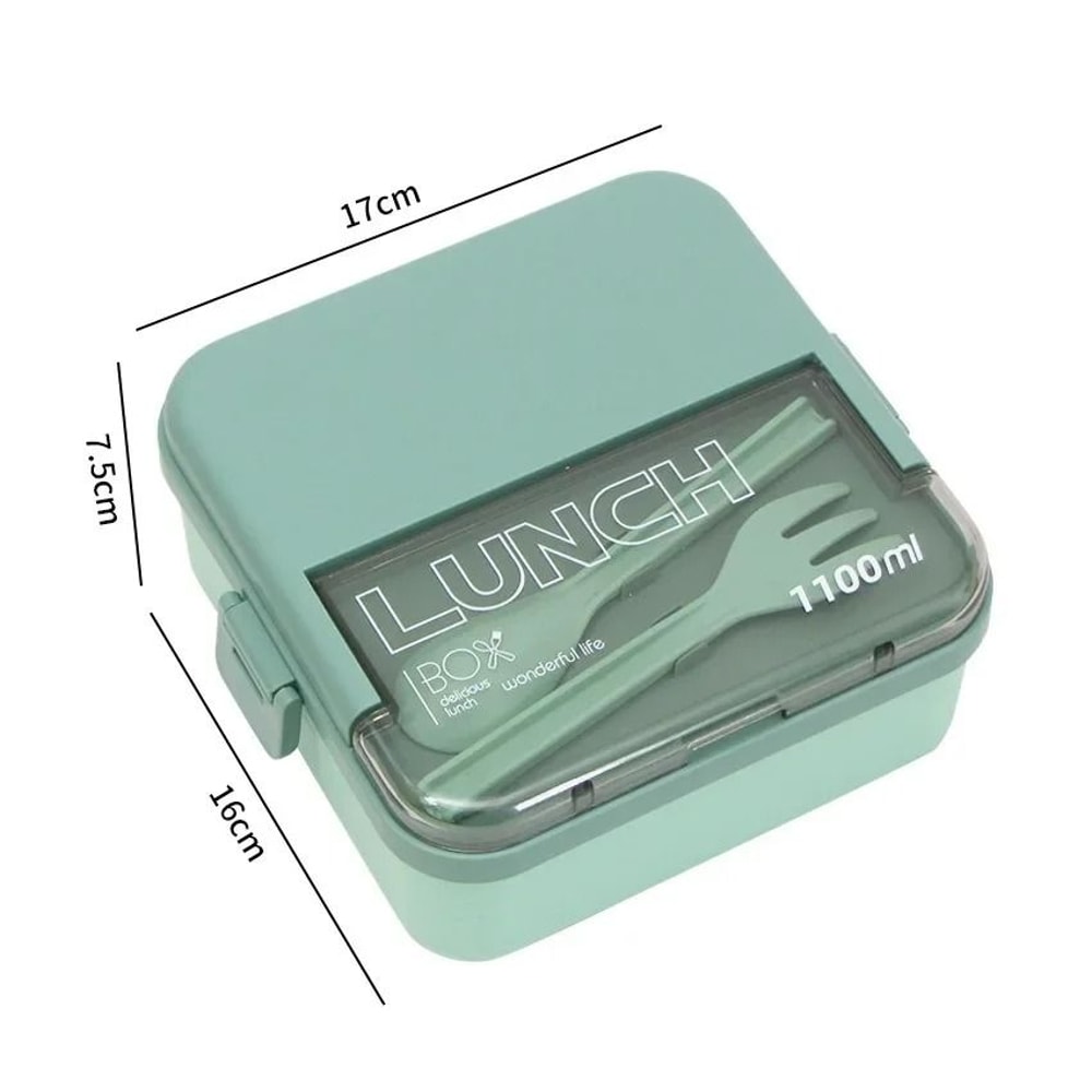 Portable Compartment Bento Lunch Box 10
