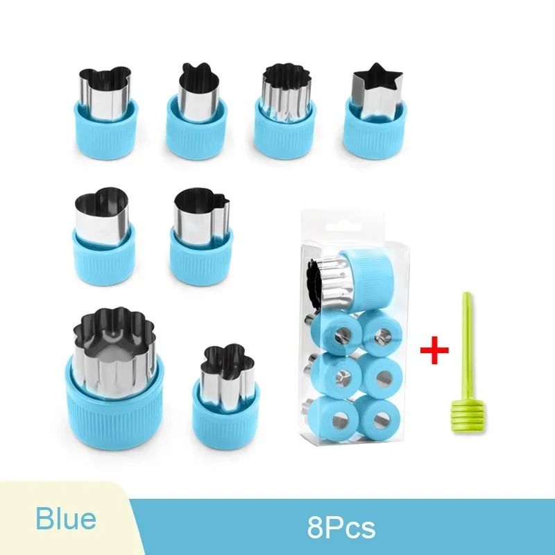 Stainless Steel Decorative Fruit And Vegetable Cutter Set 15