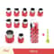 Stainless Steel Decorative Fruit And Vegetable Cutter Set 16