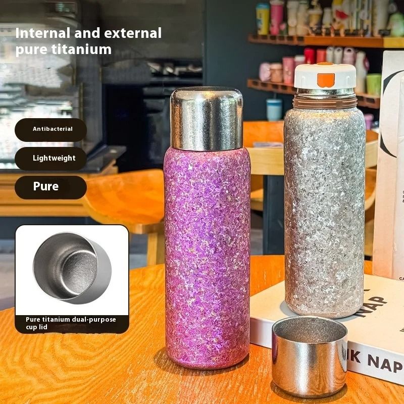 Pure Titanium Insulated Bottle 1