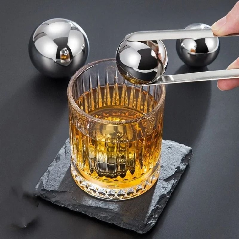 Reusable Stainless Steel Ice Balls 4