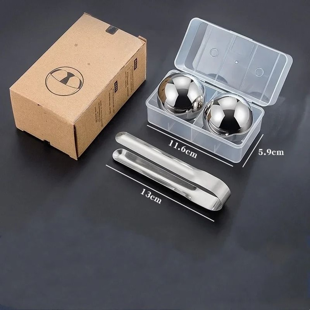Reusable Stainless Steel Ice Balls 5