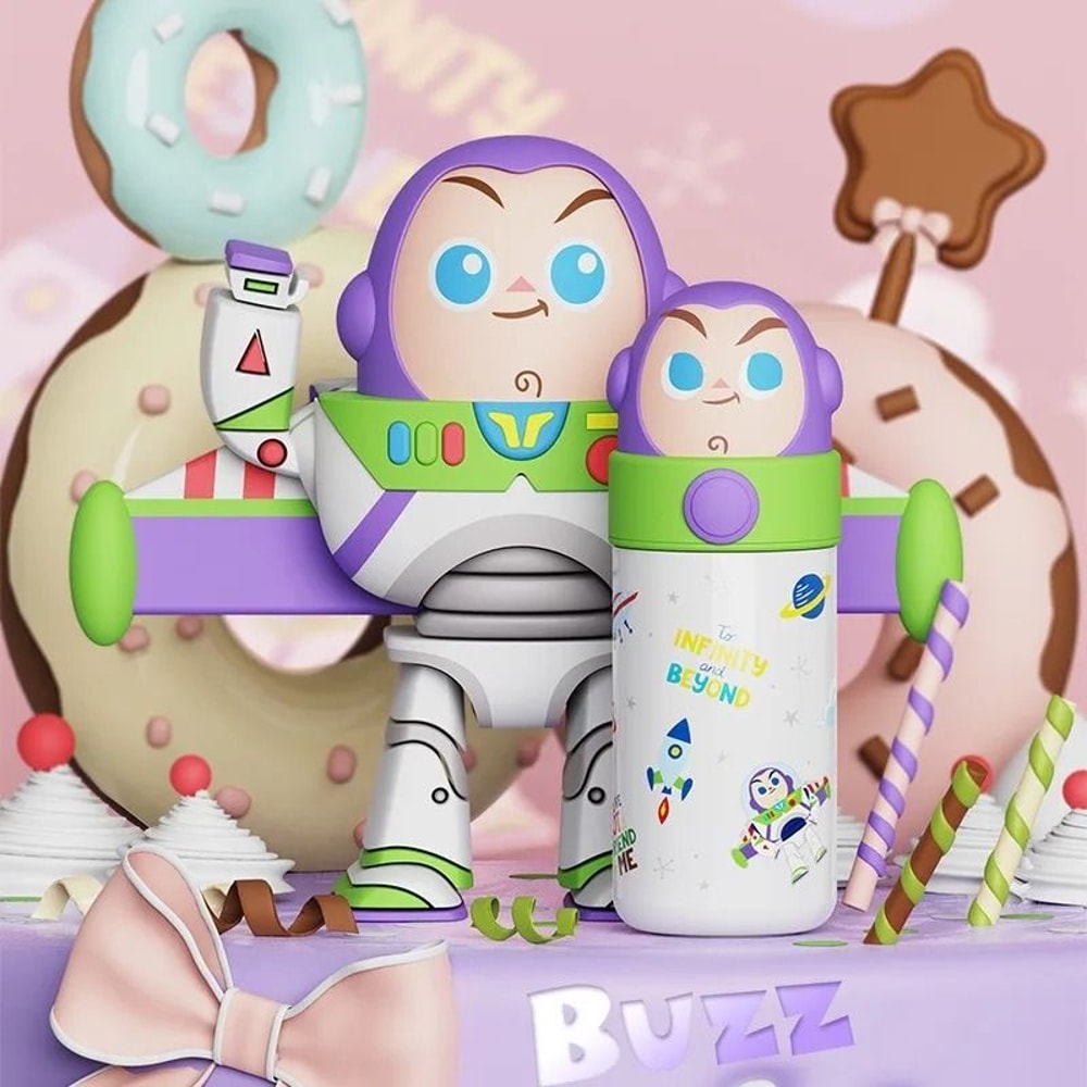 Cartoon Design Heart Handle Thermos 2