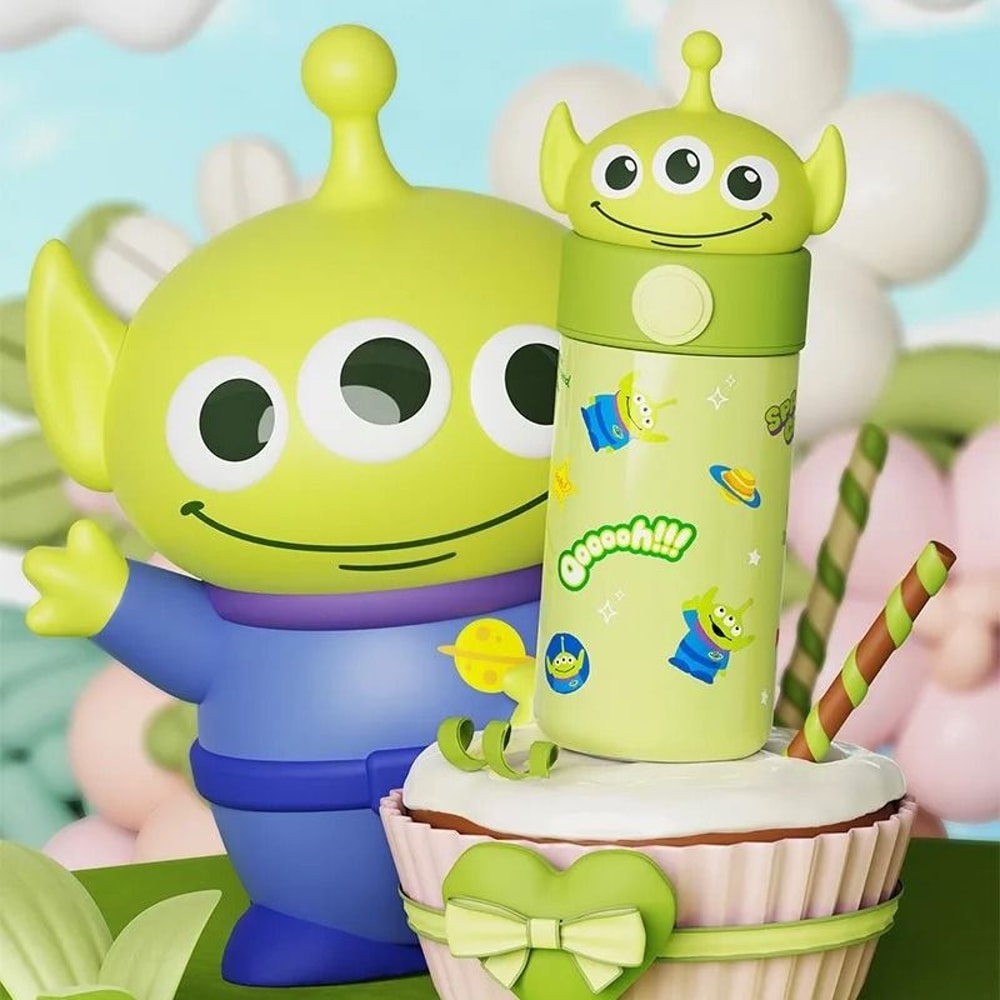 Cartoon Design Heart Handle Thermos 3