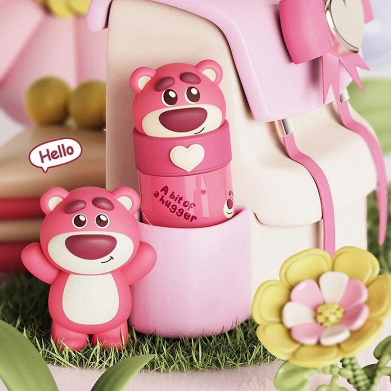 Cartoon Design Heart Handle Thermos 4