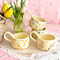 Cream Flower Ceramic Mug 1