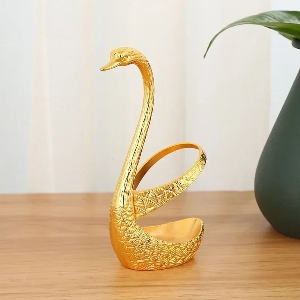 Creative Swan Cutlery Storage Set 3