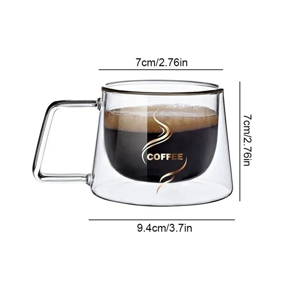 Transparent Heat Resistant Espresso Cup 4