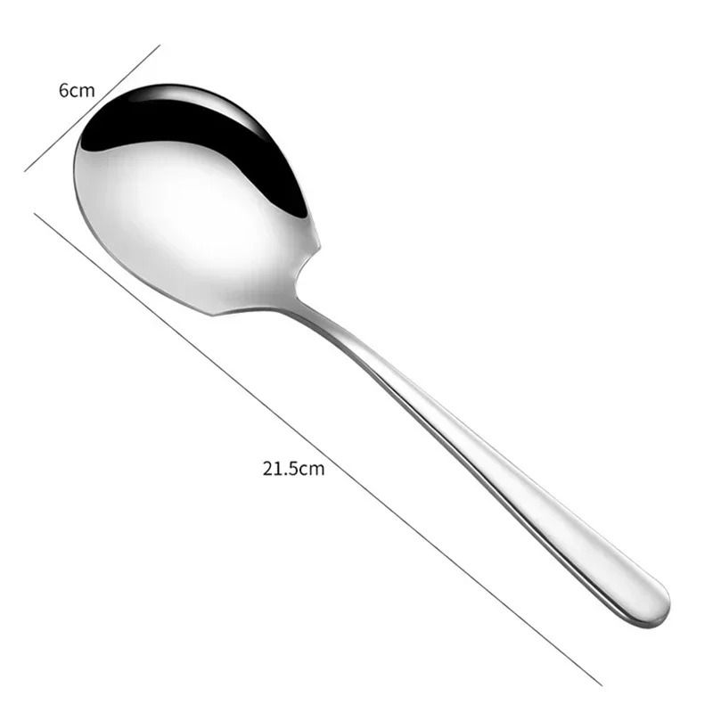 Stainless Steel Long Handle Soup Spoon 5
