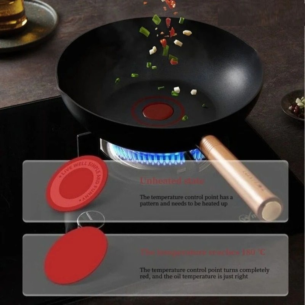 Aluminum Alloy Nonstick Skillet Wok 2