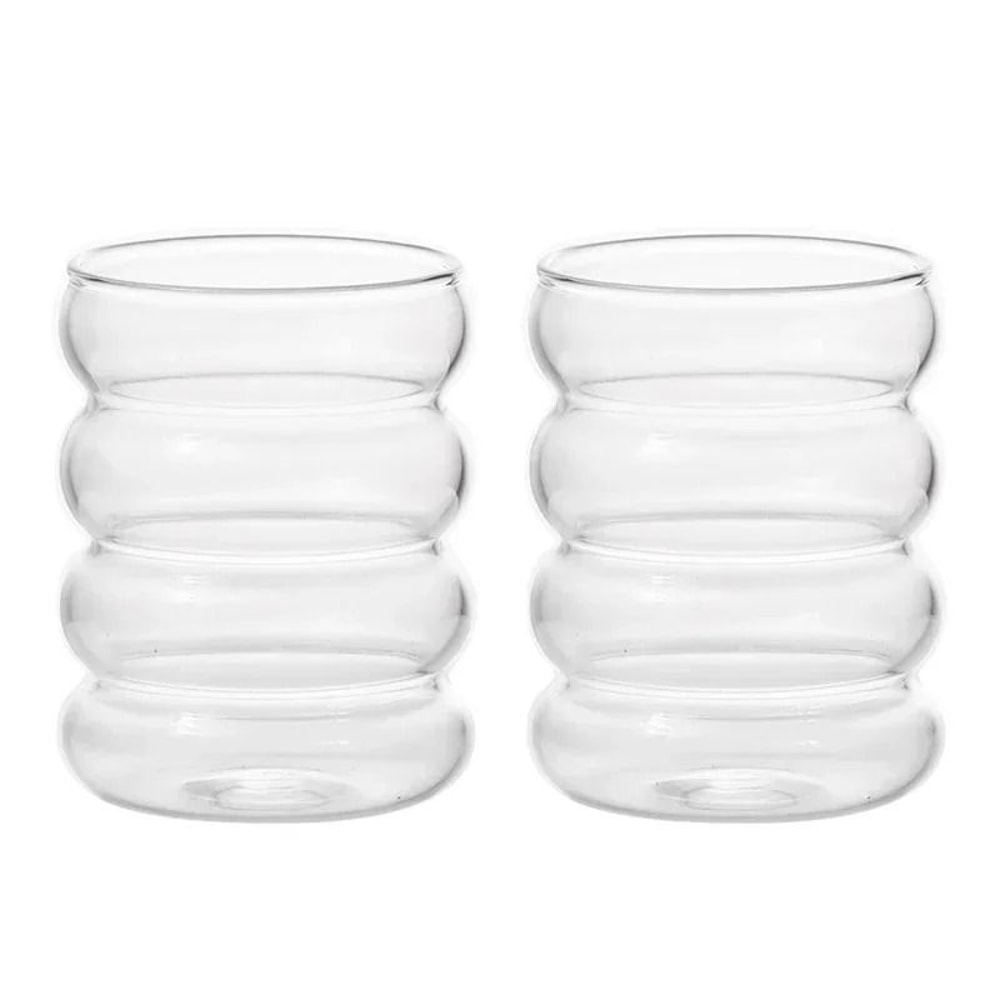 Pure Clarity Four Circle Glass Cup 7