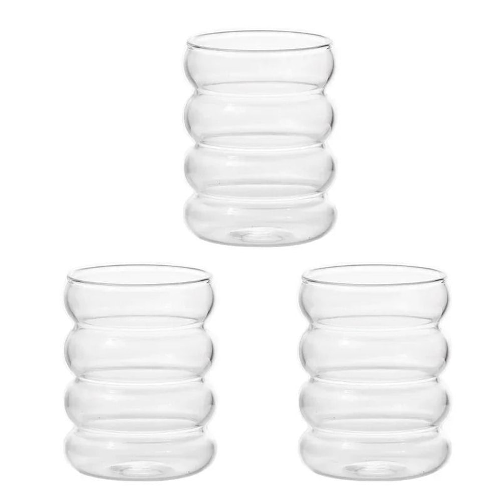 Pure Clarity Four Circle Glass Cup 8