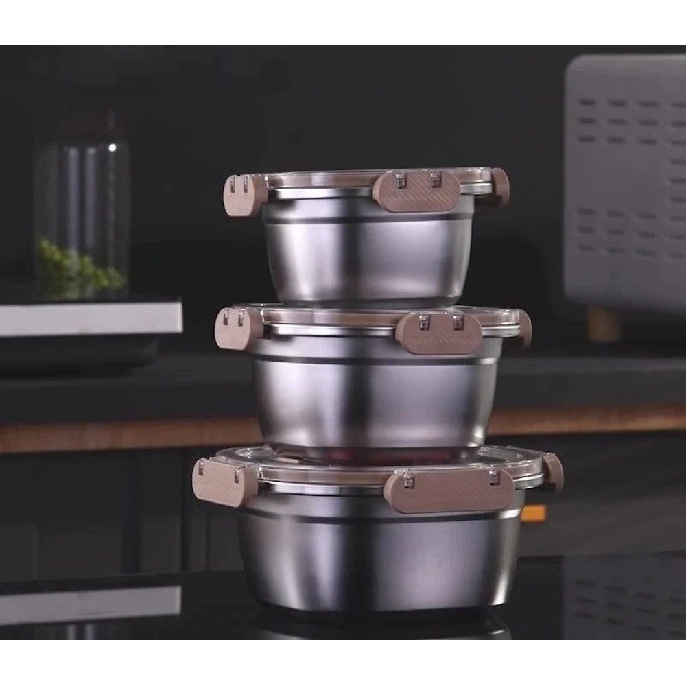 Gourmet Fresh Stainless Steel Lunch Box 0