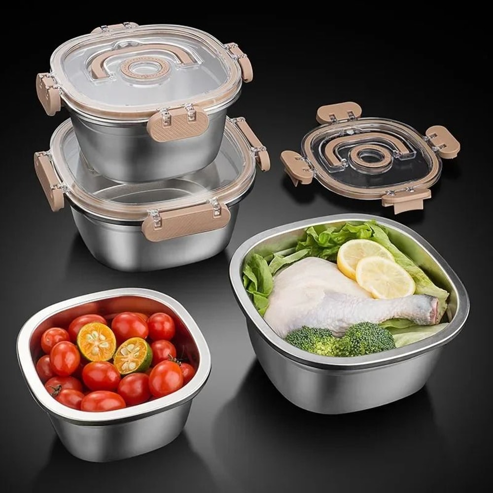 Gourmet Fresh Stainless Steel Lunch Box 1