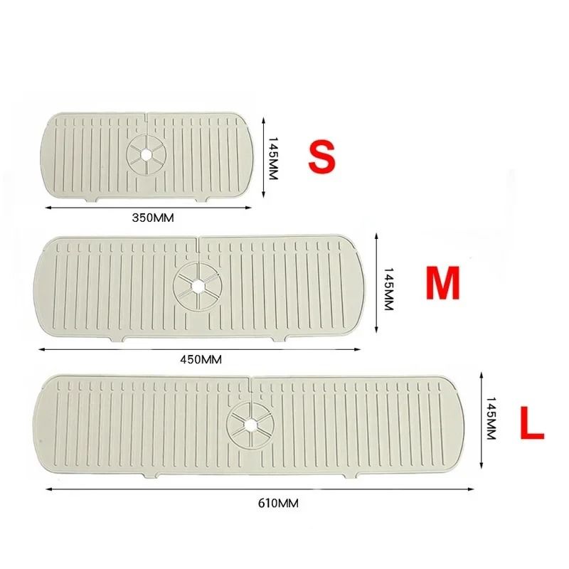 RippleFlow Silicone Faucet Mat 7