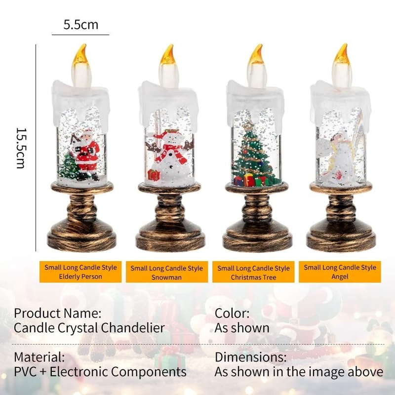 Christmas LED Electronic Candle Light 4