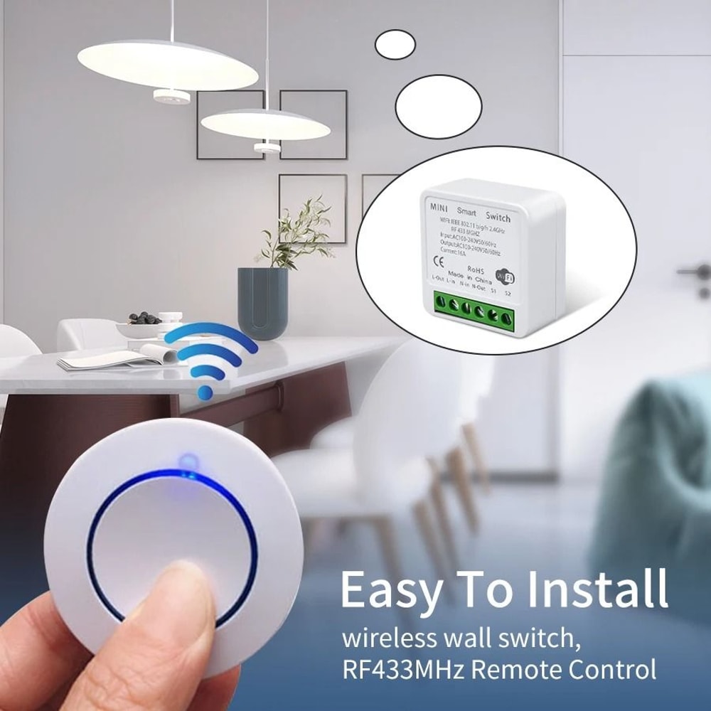 WiFi Smart Switch 16A 20A Relay Controller 5