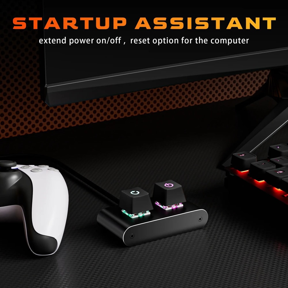 Mechanical Desktop Power Switch With LED Light 4