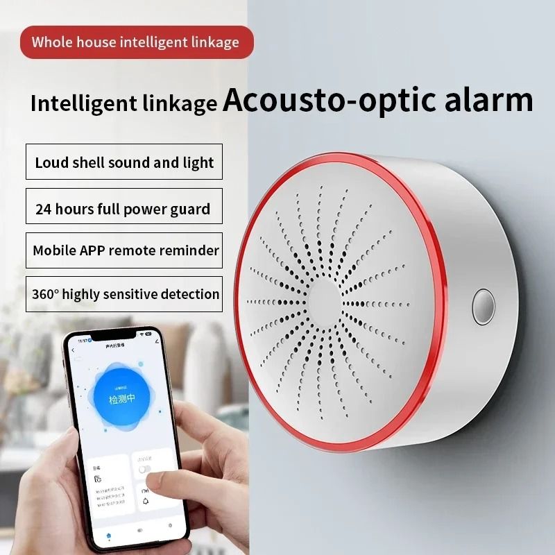WiFi Zigbee Smart Siren Alarm Sound Light Alert Detector 4