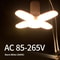 E27 Fan Shape LED Lamp Foldable 28W Light Bulb 9