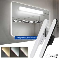 led makeup mirror light usb rechargeable stepless dimming magnetic vanity lamp
