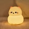 Cute Animal Shape Silicone Night Light Rechargeable Bedside Lamp 7