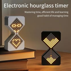 creative diy digital hourglass electronic toy game timer