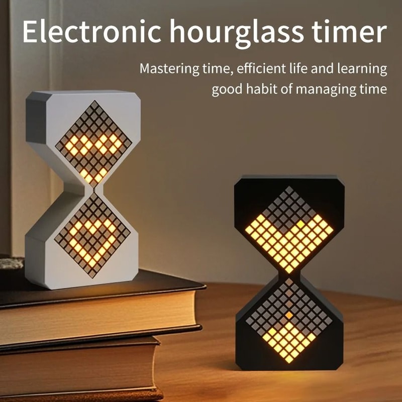 Creative DIY Digital Hourglass Electronic Toy Game Timer 0
