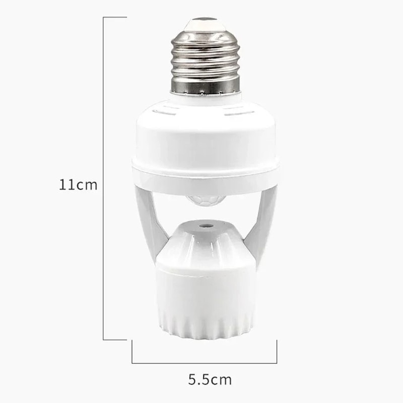 E27 Lamp Base With PIR Motion Sensor Human Induction Detector 1