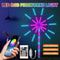 5V RGB LED Firework Strip Lights Bluetooth APP Control 0