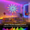 5V RGB LED Firework Strip Lights Bluetooth APP Control 1