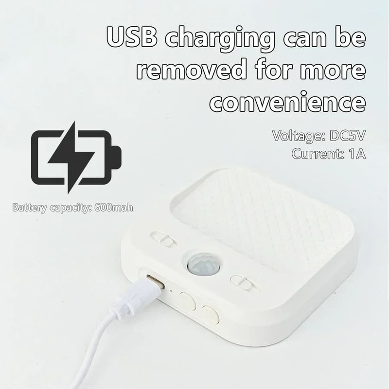 Motion Sensor LED Night Light Rechargeable Wireless Cabinet Lamp 4