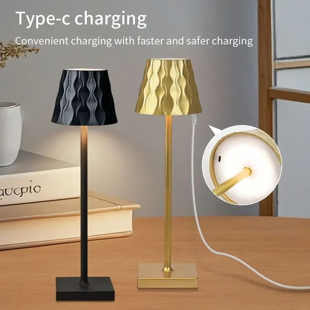 LED Table Lamp Rechargeable Touch Sensor Desk Light 3