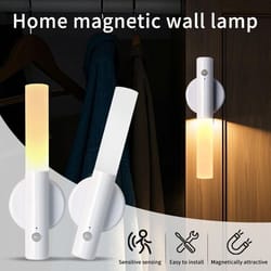 motion sensor led night light rechargeable magnetic induction wall lamp