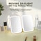 LED Touch Screen Folding Makeup Mirror Rechargeable Cosmetic Tool 2