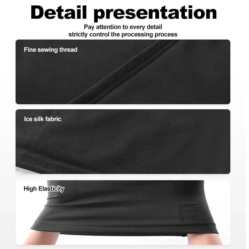 Summer Ice Silk Cycling Face Mask Neck Gaiter 2