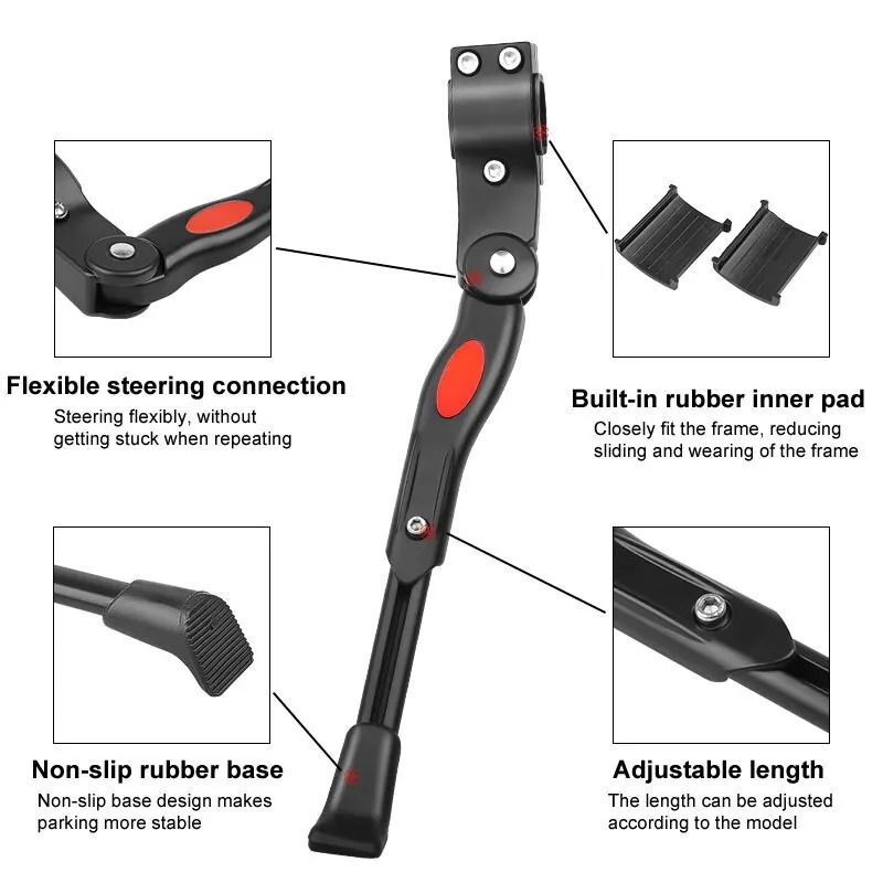 Adjustable Mountain Bike Side Support Kickstand 1