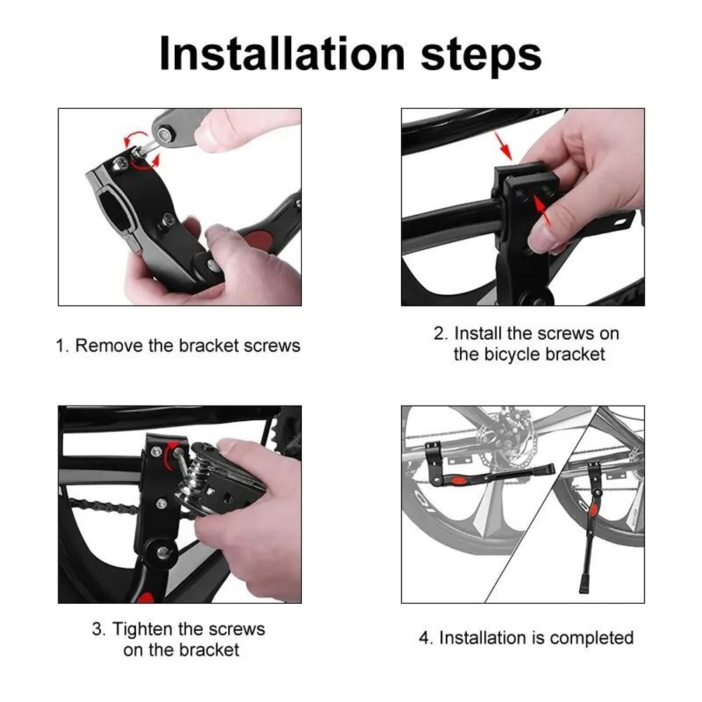 Adjustable Mountain Bike Side Support Kickstand 4