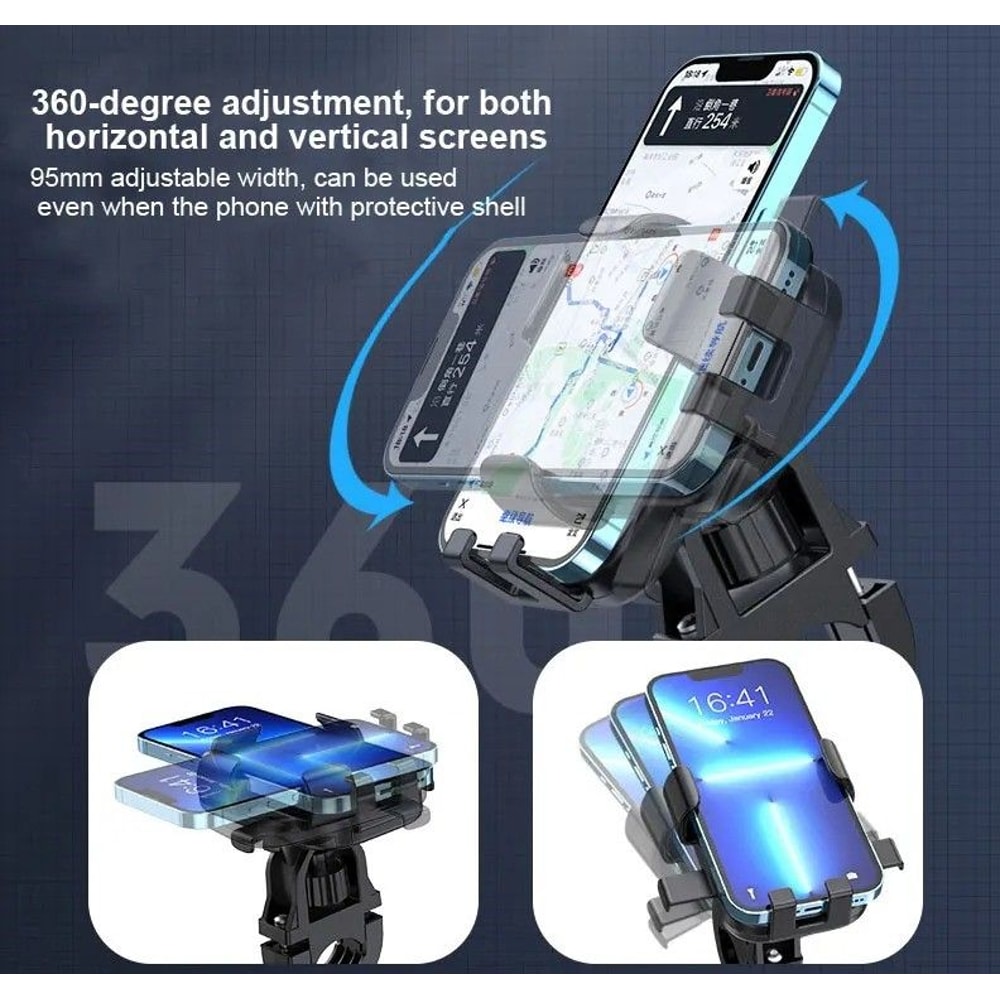 Universal Rotatable Anti Slip Bike Phone Mount 1