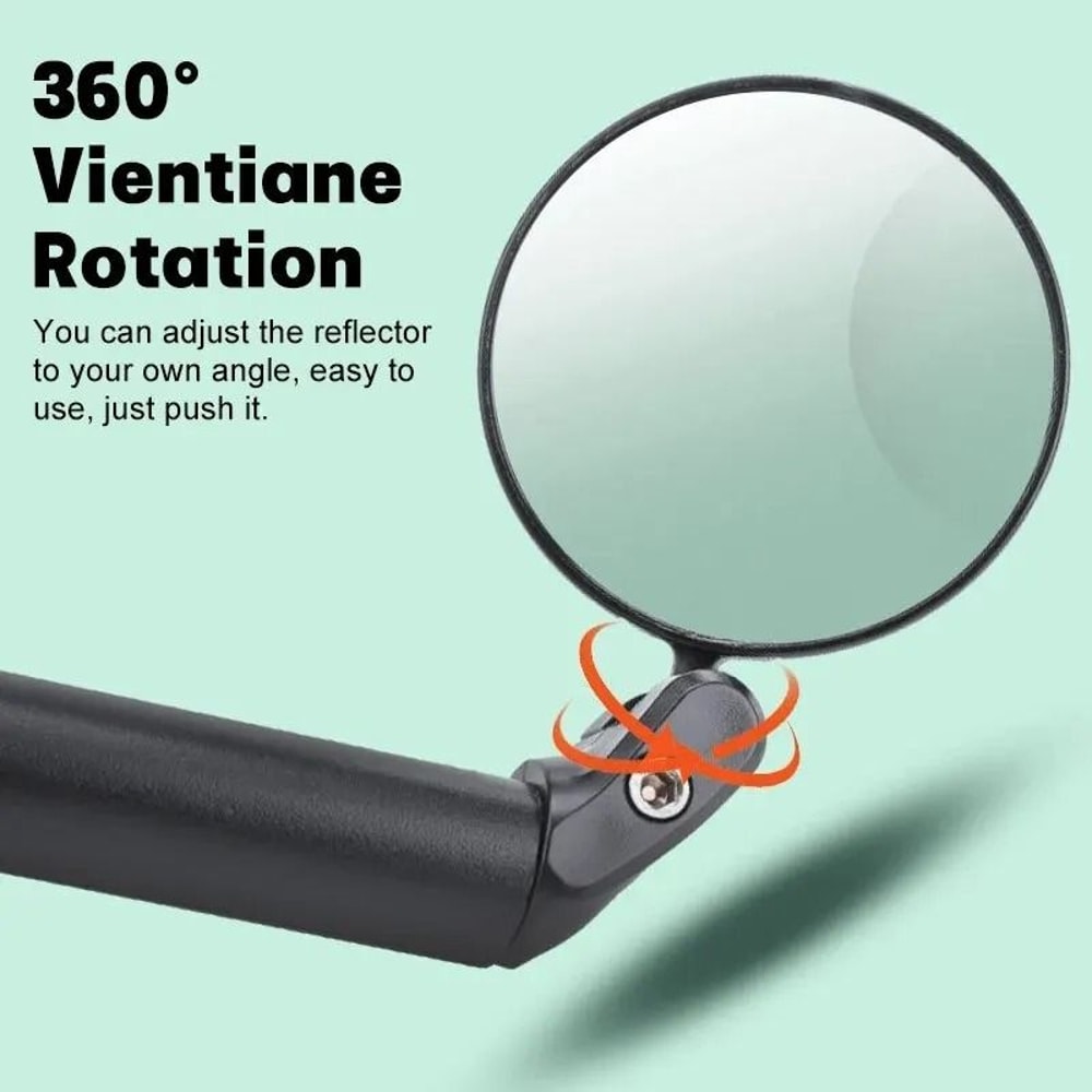 Universal Adjustable Rotate Wide Angle Bicycle Rearview Mirror 2