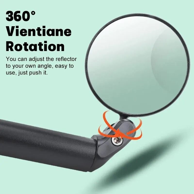Universal Adjustable Rotate Wide Angle Bicycle Rearview Mirror 2