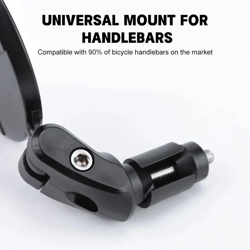 Universal Adjustable Rotate Wide Angle Bicycle Rearview Mirror 3