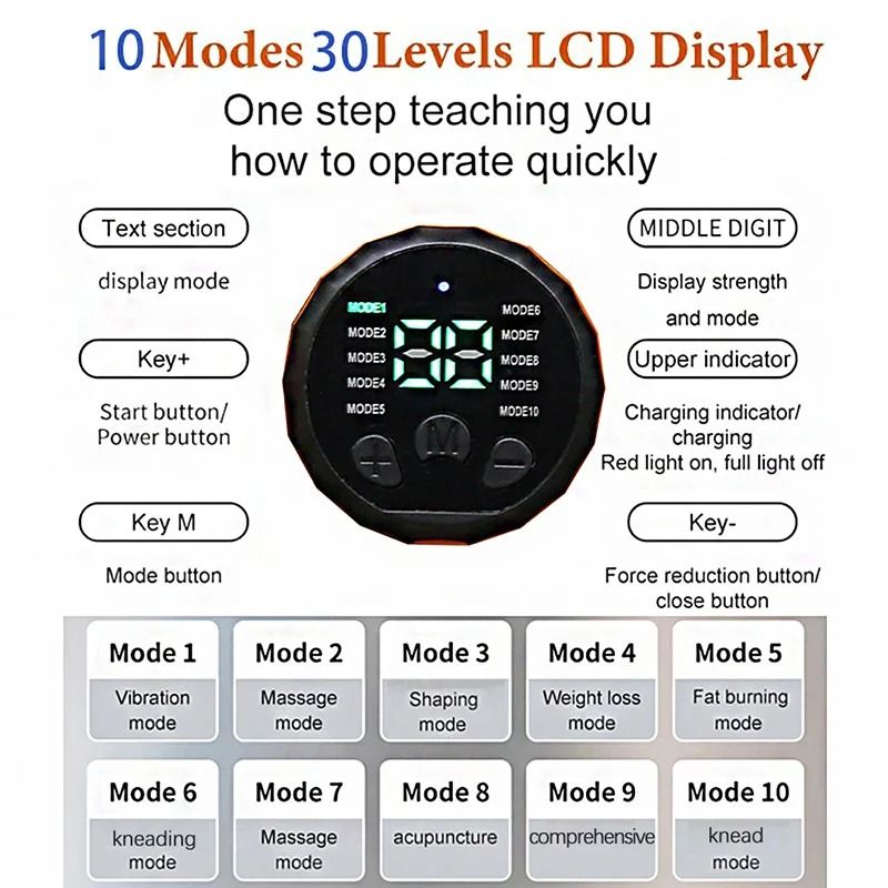 Smart EMS Abdominal Toning And Muscle Stimulator Belt 3