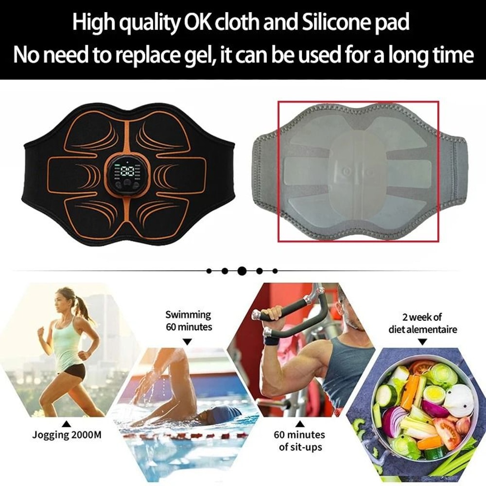 Smart EMS Abdominal Toning And Muscle Stimulator Belt 4